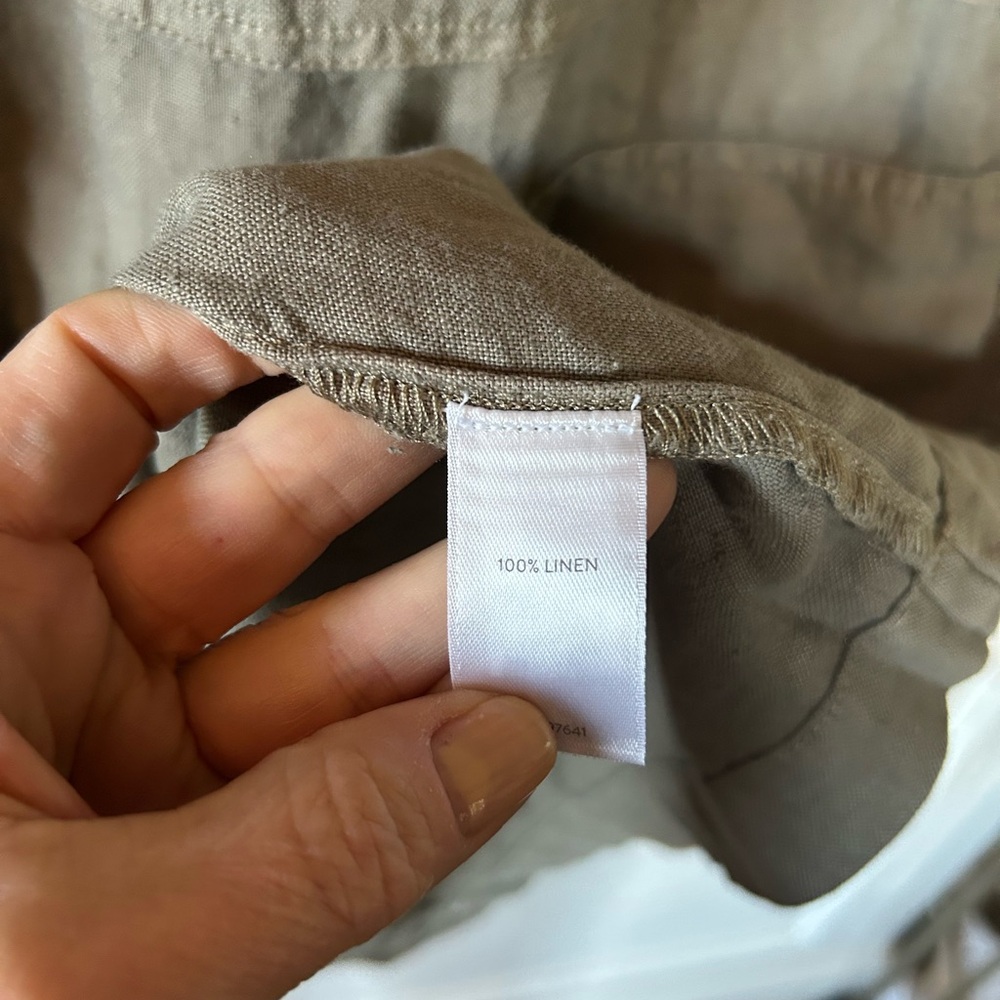 Women's Linen Dress - Picture 7 of 7